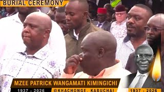 Watch how crowd cheered Osotsi as he joined Sifuna, Natembeya at Wangamati Burial