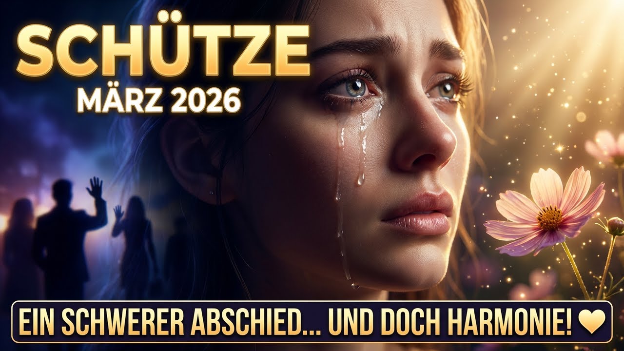 #Schütze ♐️ März 2026 | Ein Abschied schweren Herzens und doch entsteht Harmonie und Verbundenheit