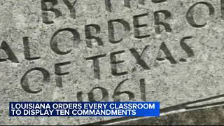 New law requires all Louisiana public school classrooms to display the Ten Commandments