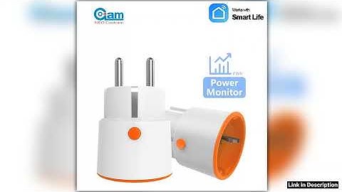 NEO Coolcam Tuya Smart Zigbee 30 Power Plug 16A EU Outlet 3680W Meter Remote Control Work With Zigb