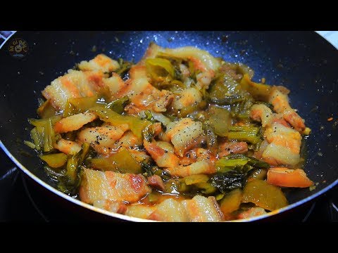 Cách làm Thịt Heo Kho Cải Chua Tuyệt Ngon ăn với cơm là nhất | Mua đặc sản 3 miền