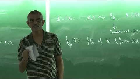 Lecture Module 23 (Week 5): Bayes and Minimax Estimation-II