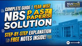 Nust NBS Past Papers | Solutions | NUSTrive by Nowsherwan