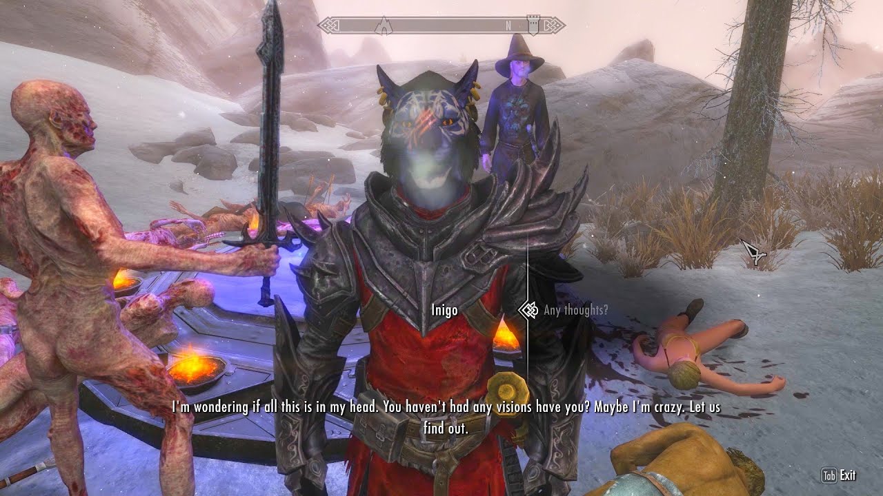 Start of Inigo's quest. Bad Vibrations. Skyrim AE