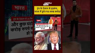 Syed Suhail | India Share Market: Trump के ऐलान से हड़कंप, भारत में डूबे ₹10 लाख करोड़! | #shorts