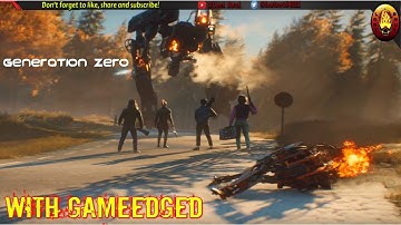 Generation Zero | Highlights of GameEdgeds Live Stream | Robot Invasion