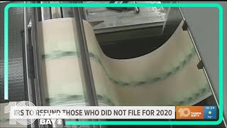 IRS to refund people who didn't file for 2020