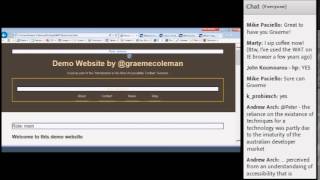 Graeme Coleman Introduction to the Web Accessibility Toolbar (WAT) (ID24 2014)