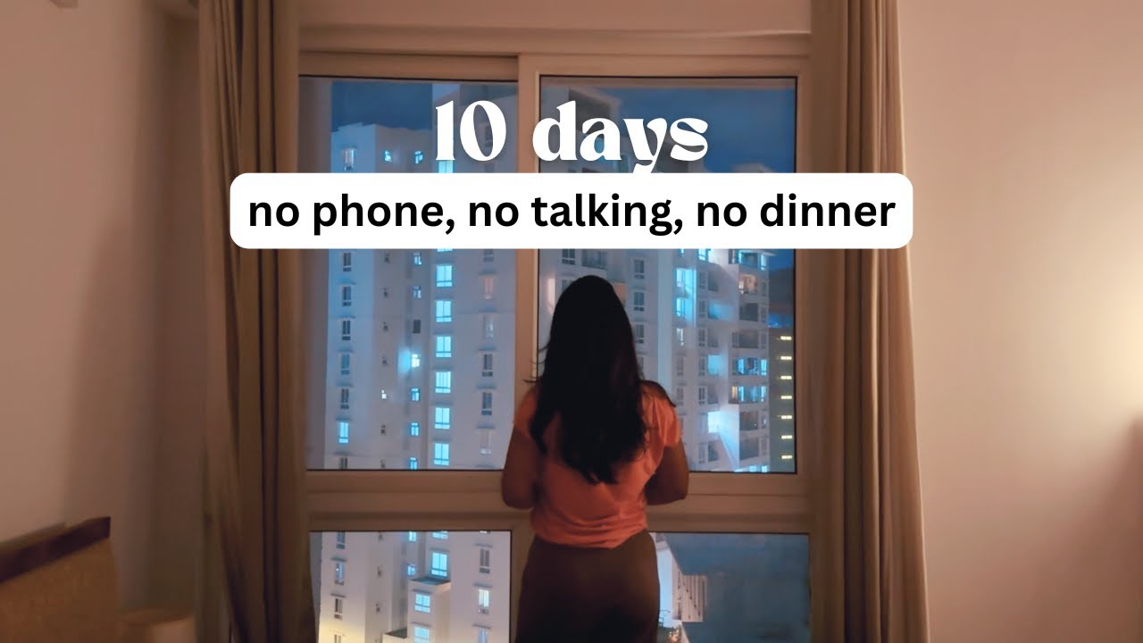 I spent 10 DAYS in silence without phone (My Vipassana Meditation Experience)