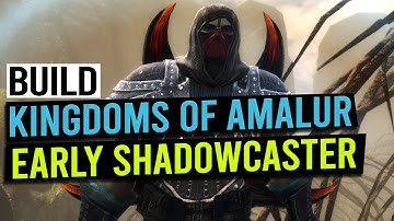 SHADOWCASTER Early Game Fin/Sor Build (Very Hard) - KINGDOMS OF AMALUR RE-RECKONING