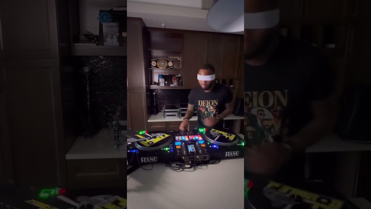 DJ Blindfold has entered the chat 👀🎥: @djdoublej919 #shorts