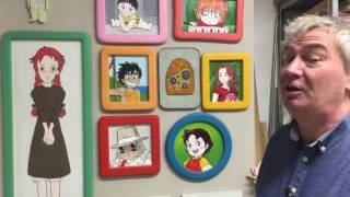 The anime mosaics of Arianna Gallo at Koko Mosaico in Ravenna, Italy.