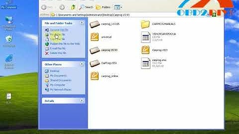 Comment installer le micrologiciel CARPROG FULL V10.93 et V8.21