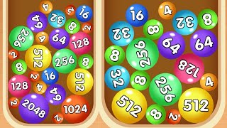 Wiggi Ball Merge 2048 Gameplay #gameparkarea #2048game screenshot 2