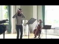 J.S. Bach: Sonata for viola da gamba in D major, BWV 1028, I and II mov. Part 2/6