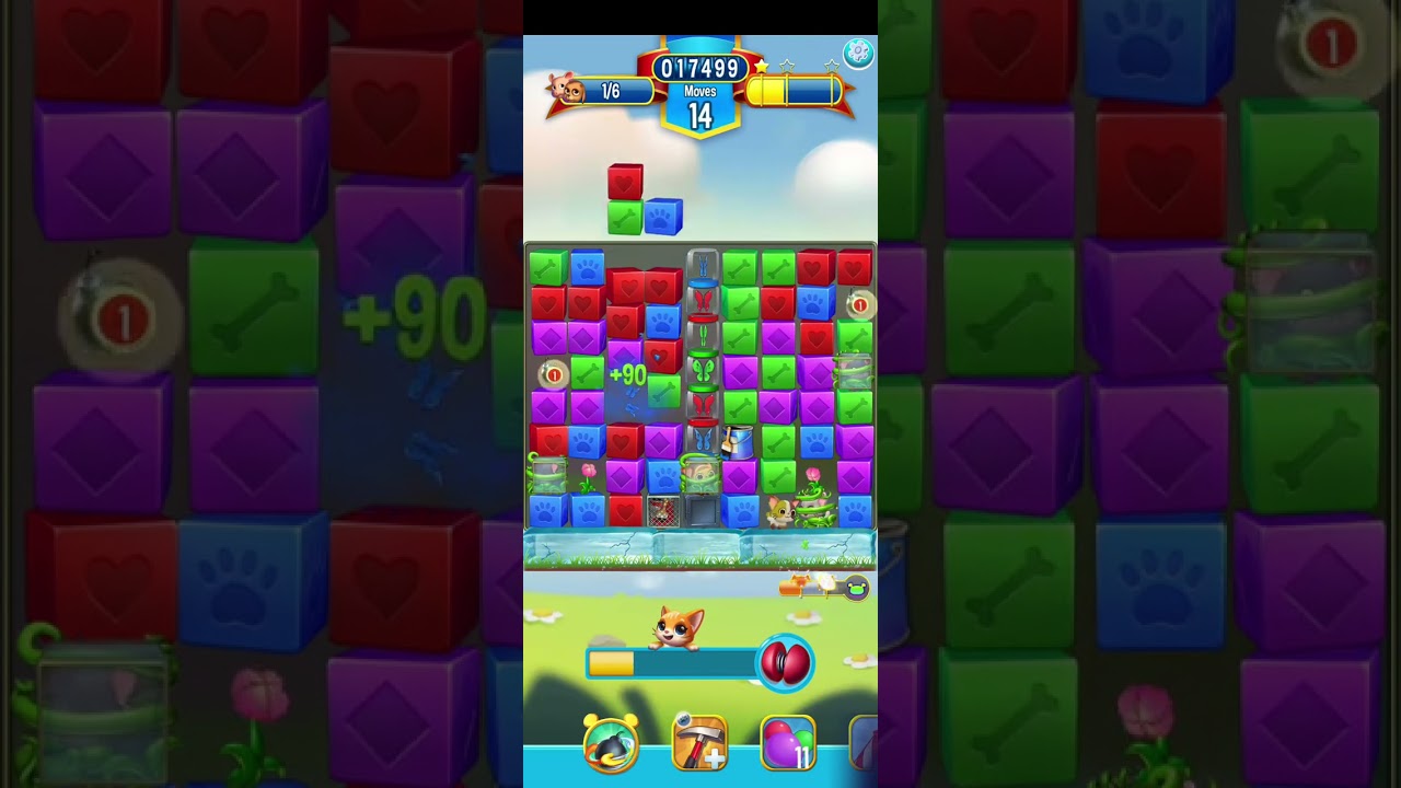 Pet Rescue Saga level 4447 no boosters