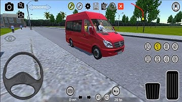 Realistic Mercedes-Benz Sprinter W906 23+FL Mod Drive - Proton Bus Simulator Urbano Android Gameplay