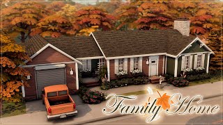 картинка: Осенний семейный дом 🍂| Симс 4: Строительство | The Sims 4: Speed Build | Fall Family Home