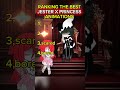 RANKING THE BEST JESTER X PRINCESS ANIMATIONS #anime #fypシ゚viral #youtubeshorts