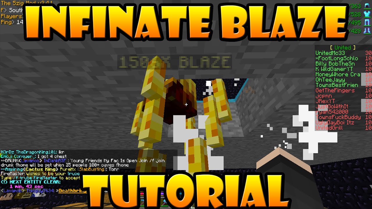 INFINITE BLAZE GRINDER! COSMICPVP TUTORIAL! (United Grinder)