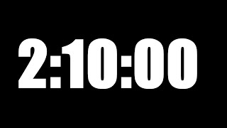 2 Hour 10 Minute Timer 130 Minute Countdown Timer Loud Alarm 