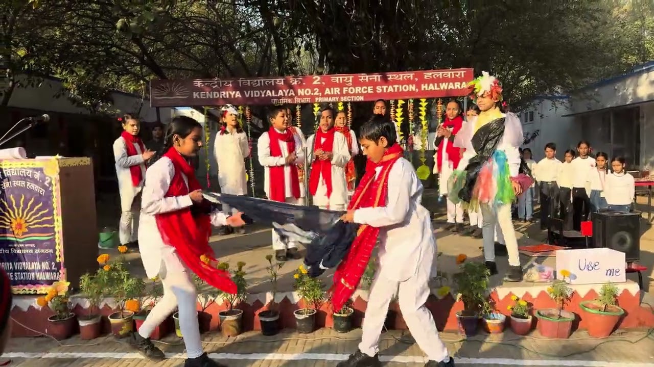 Special item….Nukkad Natak on use of Polythene KV no.2 Halwara