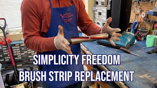 How to Change the Brush Strips on a Simplicity Vacuum Cleaner