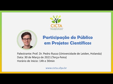 Prof. Pedro Russo - Participação do Público em Projetos Científicos