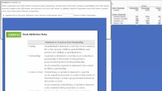 Stock Ownership Using Section 318 Stock Attribution Rules (P6-43)