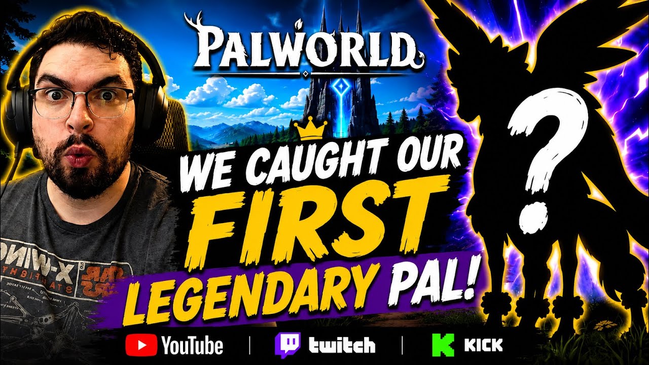We FINALLY Caught Our First LEGENDARY Pal! | Palworld Blind Playthrough
