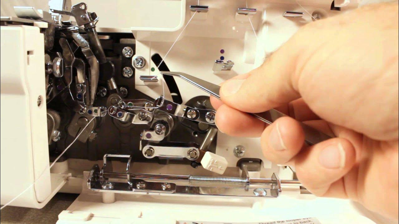 Threading the Baby Lock Diana Serger Model BL480A YouTube