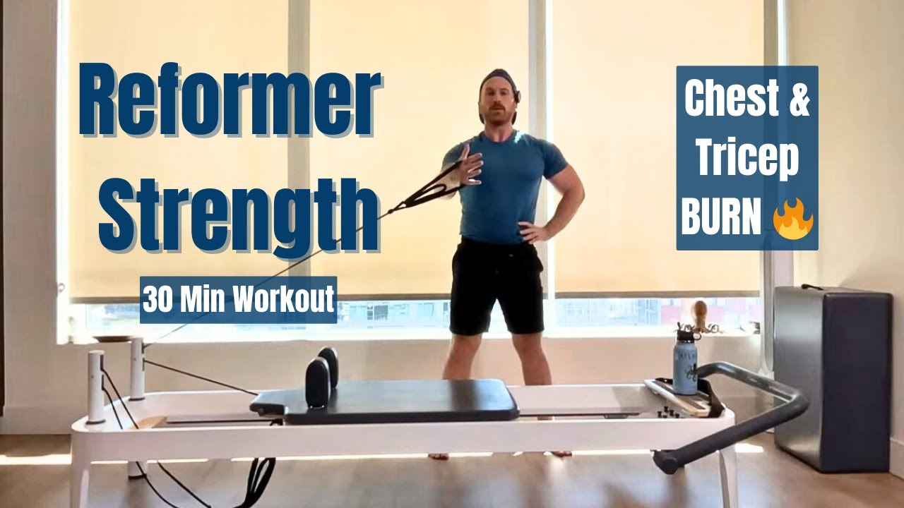 Вы этого хотели! Пилатес с реформером Live Reformer: жжение в груди и трицепсах 💥