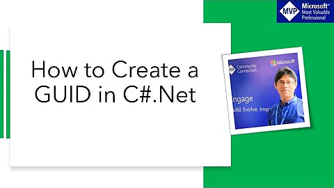 How to create a GUID in C#.Net