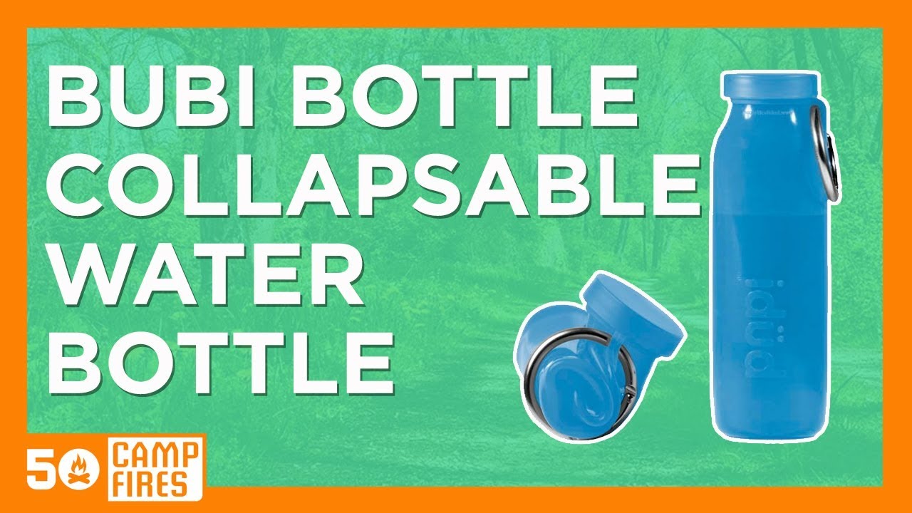 Bubi Bottle The Collapsible, BPA-Free, Eco-Friendly, Silicone Water Bottle