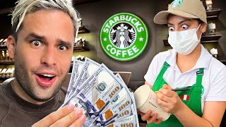 LES DOY $1,000 DÓLARES Si Escriben Bien Mi APELLIDO en Starbucks!