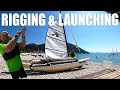 How to rig and launch a catamaran