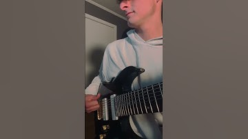 8 String Riff Fast & Slow W/ Ibanez Rg80F (Joey Noble)