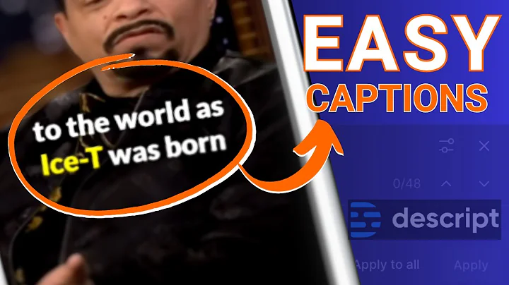 Fancy Subtitles with Descript - Easy & Customized!