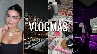 VLOGMAS DAY 20: new makeup favorites, getting ready, NYC night out with my boyfriend & more!