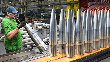 Inside US Massive  Factory Producing Scary Explosive Projectiles