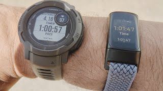 My 1-Hour Walk Test: GPS Battery Life? Garmin Instinct 2 vs. Fitbit Charge 6