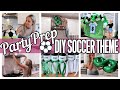 *PARTY PREP* DIY SOCCER THEME PARTY SOCCER CAKE DECOR DIY FAVORS TIFFANI BEASTON HOMEMAKING 2023 ⚽️