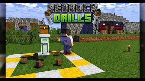 MINECRAFT: Best Drill Addons in Minecraft PE (Buddy Drill, Snowball Drill,...)