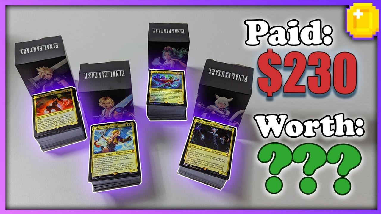 Let's Compare, Which Is Worth To Buy? Final Fantasy Commander Deck Precons  #finalfantasy