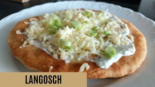 ungarisches Langos/Langosch Rezept | Langos selber machen wie auf dem Weihnachtsmarkt