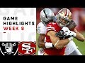 Raiders vs. 49ers Week 9 Highlights | NFL 2018