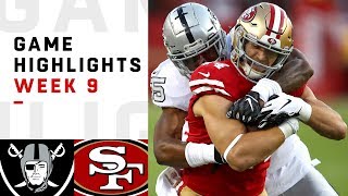 The oakland raiders take on san francisco 49ers during week 9 of 2018
nfl season. subscribe to nfl: http://j.mp/1l0bvbu check out our other
channels:...