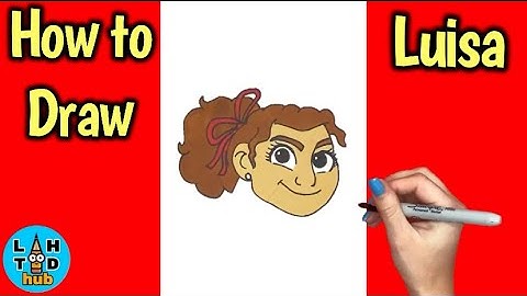 How to Draw Luisa | Encanto Art Lesson