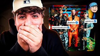 REACTION to J Balvin, Westcol, Ovy On The Drums - W Sound 09 “GODZILA”