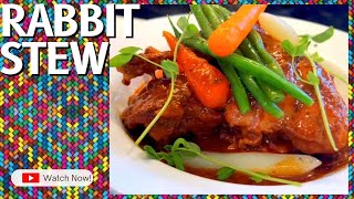 HOW TO MAKE RUSTIC RABBIT STEW | WILD GAME COOKING